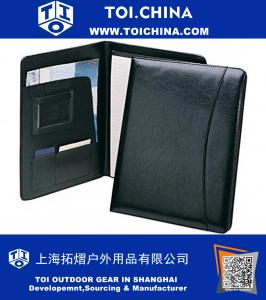 High Quality Professional Padfolio - Includes Writing Pad, Pen Loop, Card & ID Slots, and Extra Pockets