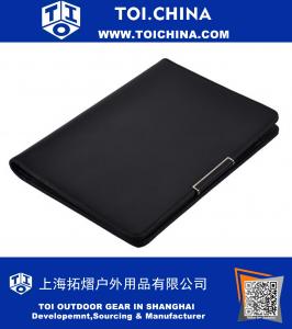 LLeather Portfolio with Notepad Holder and Organizer Pockets