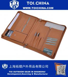 Étui folio pour ordinateur portable en cuir