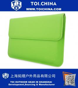 Macbook 12 Inch Case - Leather Sleeve Case with (Green) for Apple MacBook