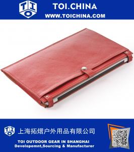 Pochette en cuir pour Macbook Air Pochette style portefeuille pour 11