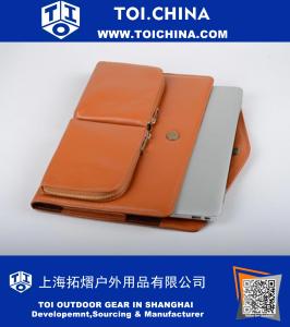 Macbook Pro 13 inch Genuine Leather Business Case with Accessories