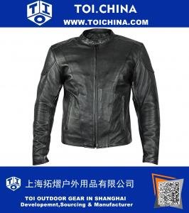 Veste de moto en cuir pour hommes