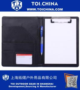 Portapapeles de tamaño pequeño A5 Carpeta Portapapeles Padfolio para papel de recarga de almohadilla de escritura recargable