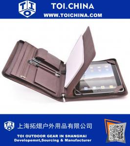Top Upper Cow Skin Leather Portfolio Case for iPad