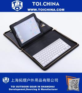 iPad 4 stand Portfolio with key board pocket and legal paper pad case