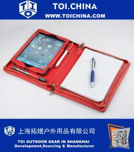 iPad Mini Leather Portfolio with notepad for Carrying Apple iPad Mini